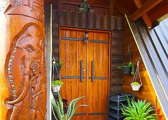 The Tranquil Wooden Cabana