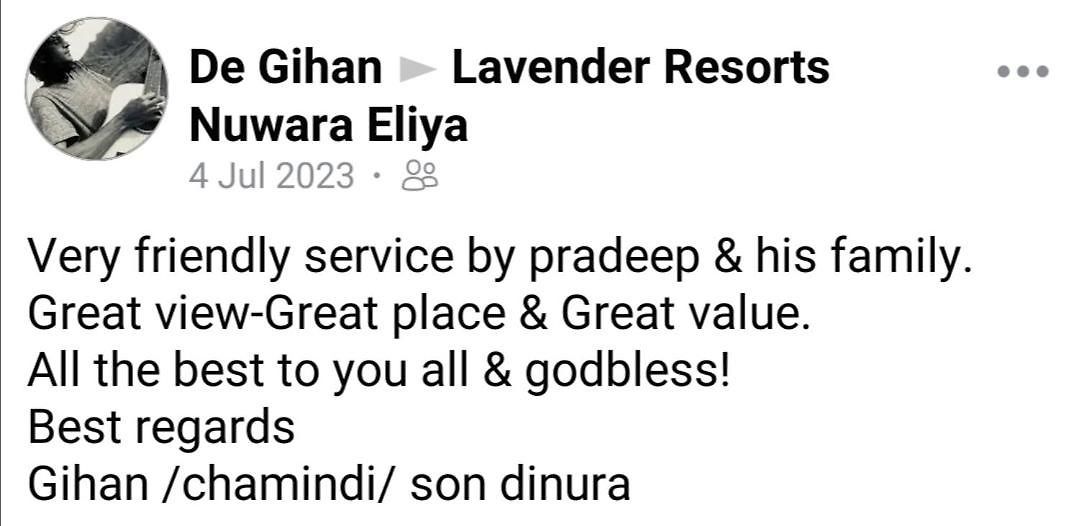 Lavender Hotel Nuwara Eliya