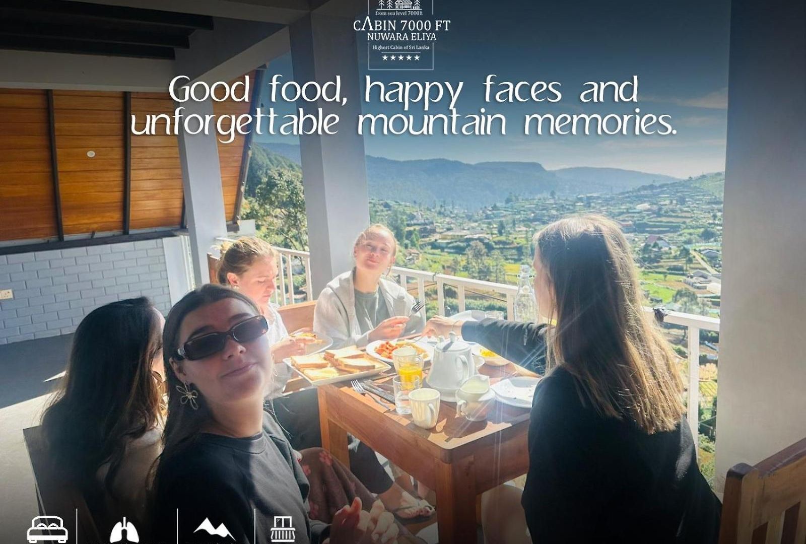 7000 Feet - A Cozy Mountain View Retreat In Nuwara Eliya
