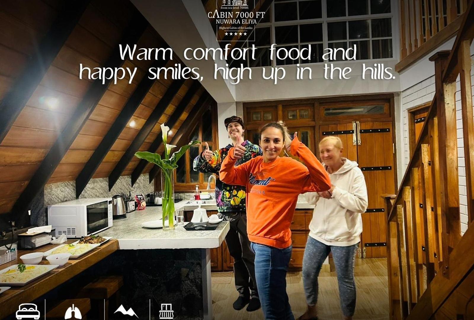 7000 Feet - A Cozy Mountain View Retreat In Chalet Nuwara Eliya