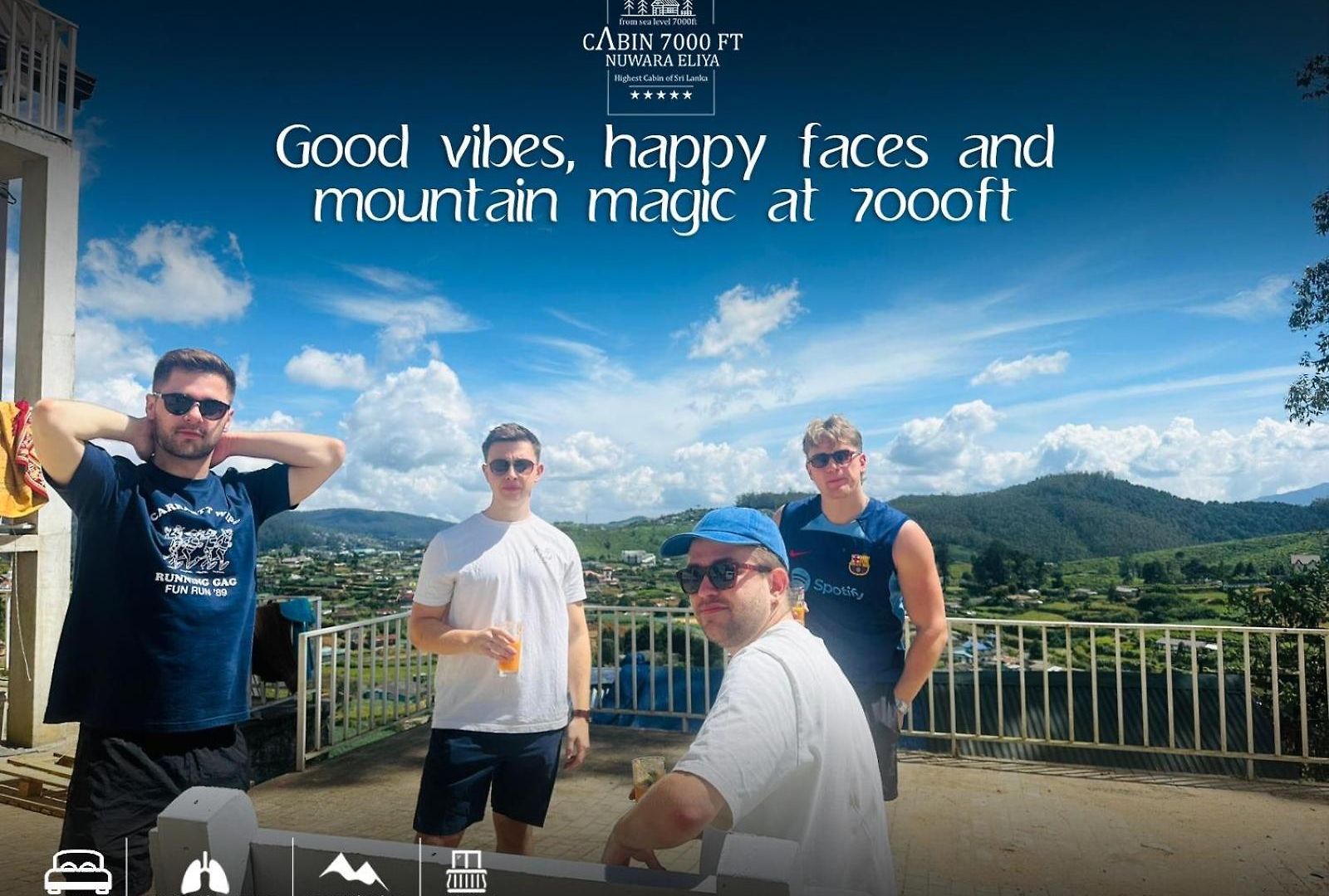 7000 Feet - A Cozy Mountain View Retreat In Chalet Nuwara Eliya