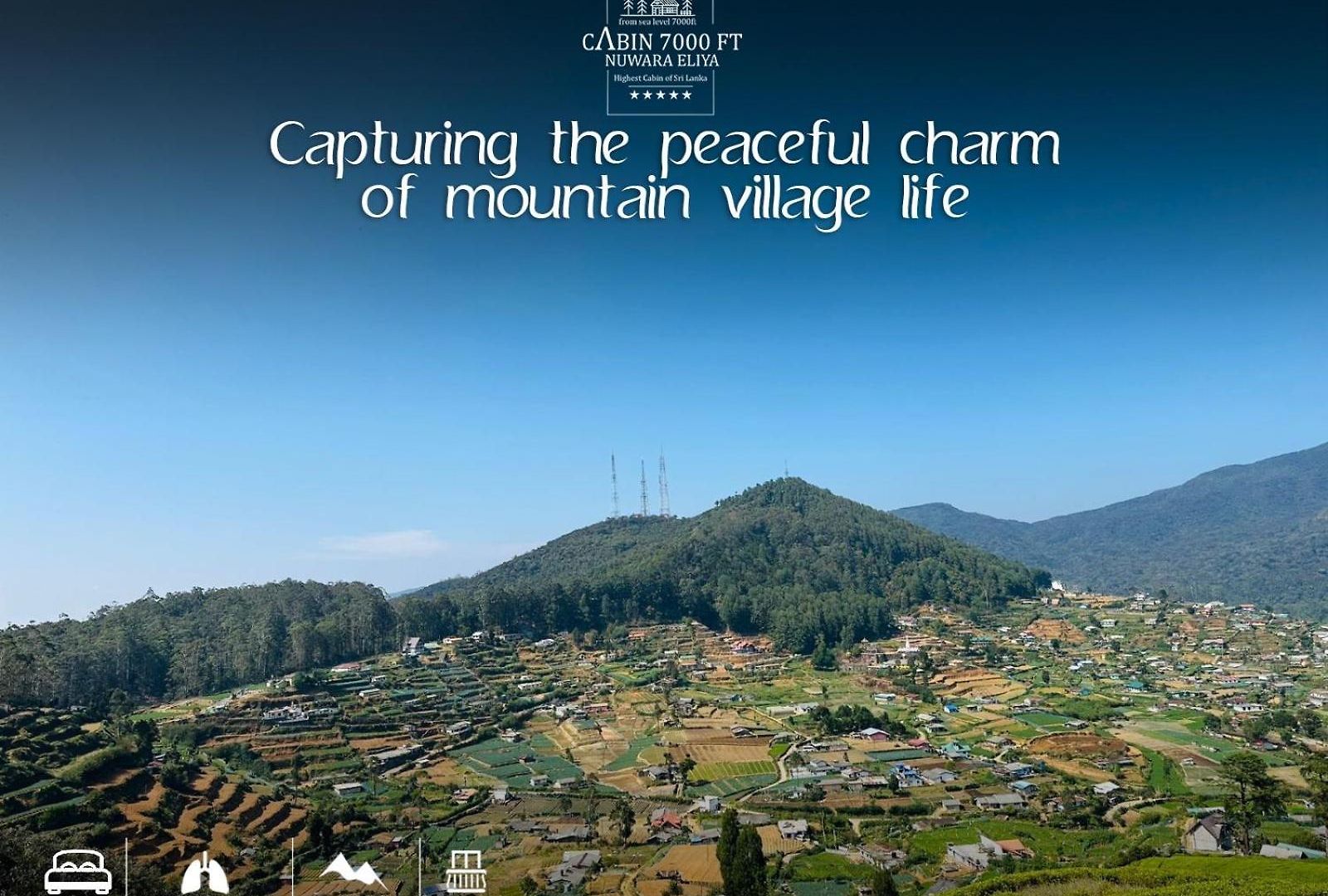 7000 Feet - A Cozy Mountain View Retreat In Chalet Nuwara Eliya