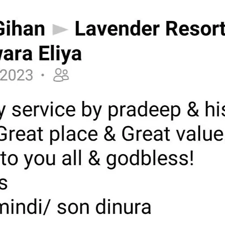 Lavender Hotel Nuwara Eliya
