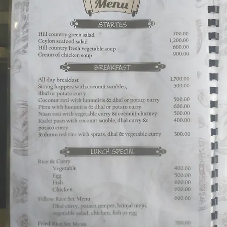 Cool Feel Rest And Cafe * Nuwara Eliya