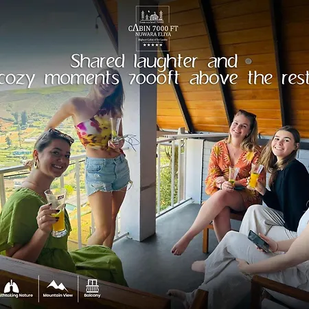 7000 Feet - A Cozy Mountain View Retreat In Chalet Nuwara Eliya