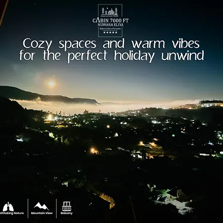 Chalet 7000 Feet - A Cozy Mountain View Retreat In Nuwara Eliya