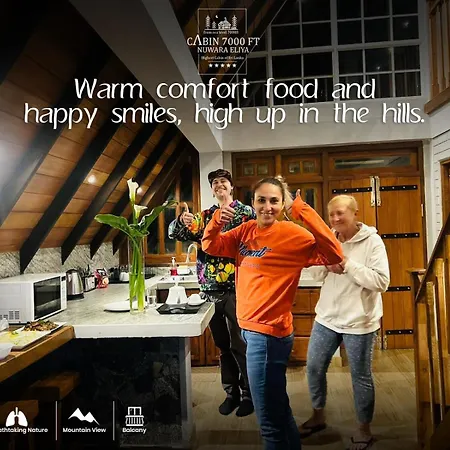 7000 Feet - A Cozy Mountain View Retreat In Chalet Nuwara Eliya