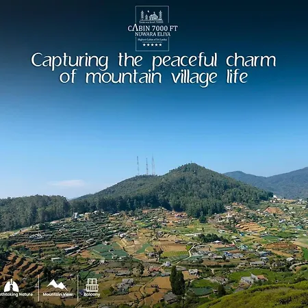 7000 Feet - A Cozy Mountain View Retreat In Chalet Nuwara Eliya